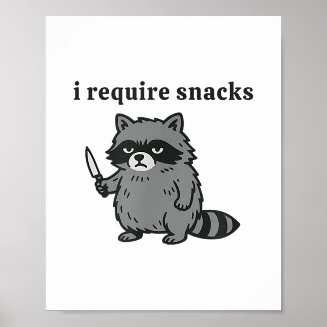 Poster Eu Requer Snacks _1 (Frente)