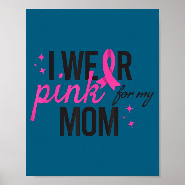 Poster Eu Rosa a Conscientização do Câncer de Mama da Mam (Frente)