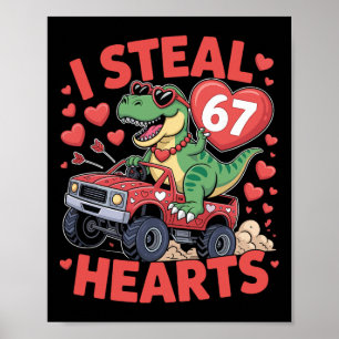 Poster Eu Roubo Corações 67 Dia dos Namorados 67 Meme 6 7