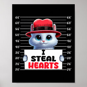 Poster Eu Roubo Fama De Proprietário De Gatos De Dia de o