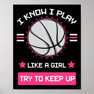 Poster Eu Sei Que Eu Brinco Como Uma Garota Tentando Cont