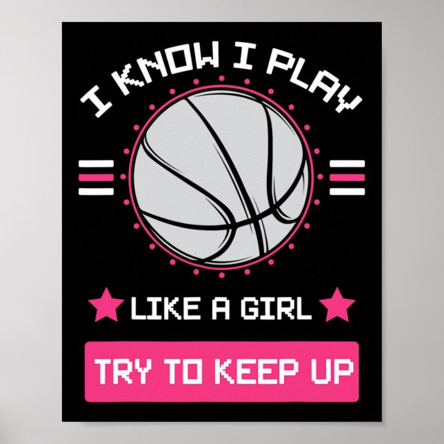 Poster Eu Sei Que Eu Brinco Como Uma Garota Tentando Cont (Frente)