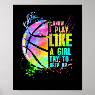 Poster Eu Sei Que Eu Brinco Como Uma Garota Tentando Cont