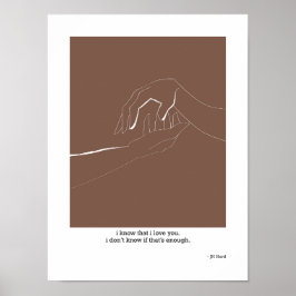 Poster Eu Sei Que Te Amo