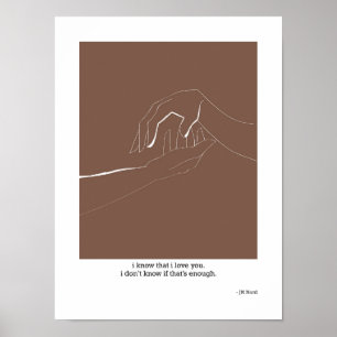 Poster Eu Sei Que Te Amo