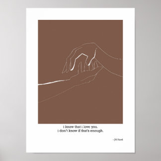 Poster Eu Sei Que Te Amo