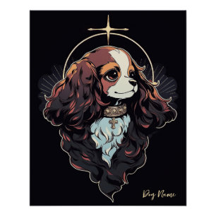 Pôster Eu Sempre Amarrei O Cavaleiro Rei Charles Spaniel