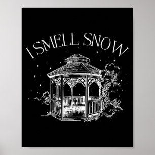 Poster Eu Sinto Cheiro de Neve Inverno Natal Design de Bo