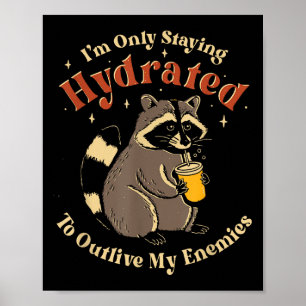 Poster Eu só estou ficando bêbado para sobreviver aos meu