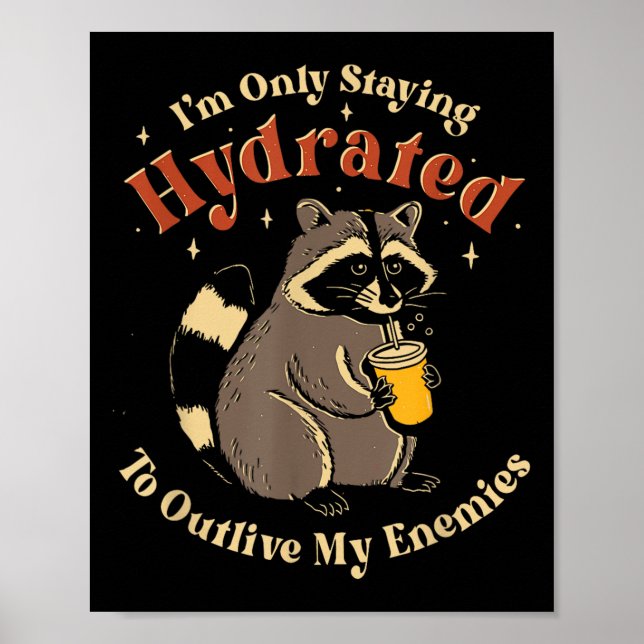 Poster Eu só estou ficando bêbado para sobreviver aos meu (Frente)