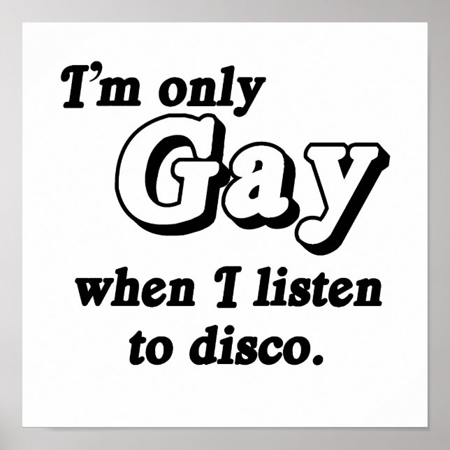 Poster Eu só sou gay quando escuto disco.png (Frente)