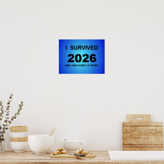Poster Eu Sobrevivi 2026 (Cozinha)