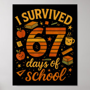 Poster Eu Sobrevivi a 67 Dias de Escola _ Professor Engra