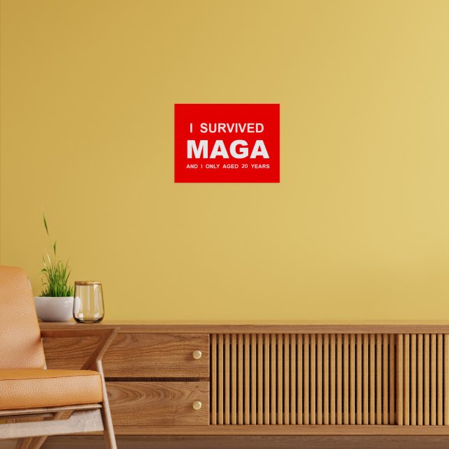 Poster Eu Sobrevivi ao MAGA  (Sala de Estar 2)