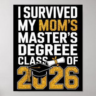 Poster Eu Sobrevivi ao Presente de Graduação do Mestrado