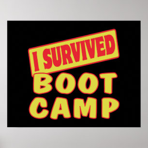 POSTER EU SOBREVIVI DO BOOT CAMP
