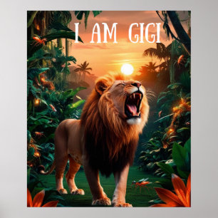 Poster Eu sou a bisavó gigi mulher forte madura