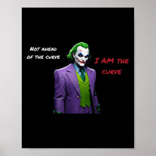 Poster Eu Sou A Curva Villain Halloween Anti Hero Aesthet