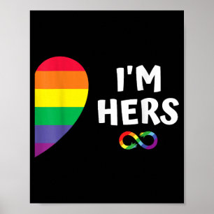 Poster Eu sou a dela que luta pelo orgulho de lésbicas