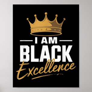 Poster Eu sou a excelência negra história negra depois da