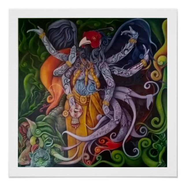 Pôster Eu sou a floresta Sião! (Frente)