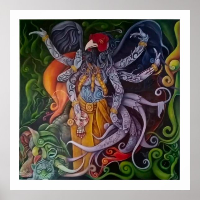 Poster Eu sou a floresta Sião! (Frente)