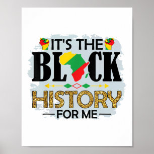 Poster Eu Sou a História Negra Melanina Homens Mulheres C