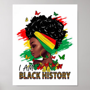 Poster Eu Sou A História Negra Rainha Negra E Virei Ele A