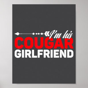 Poster Eu Sou a Namorada Puma Dele Camisetas Engraçadas p