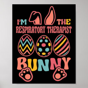 Poster Eu Sou A Páscoa De Coelhinhos Do Terapeuta Respira