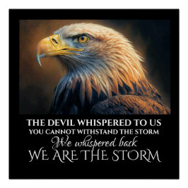 PÔSTER EU SOU A POSTER DA TEMPESTADE