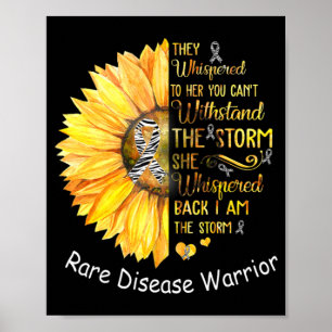 Poster Eu sou a Tempestade Rare Doease Warrior T-Shirt38