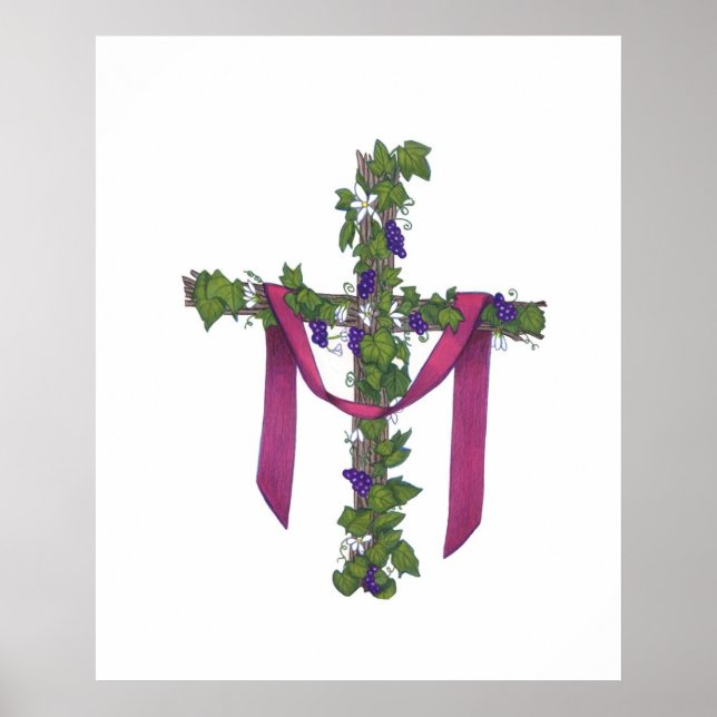 Pôster Eu sou a Vinha (Frente)