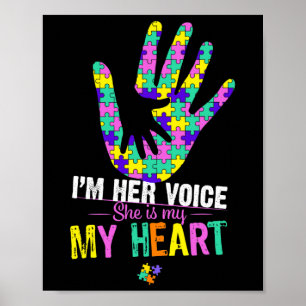 Poster Eu sou a voz dela. Ela é minha agitação cardíaca m