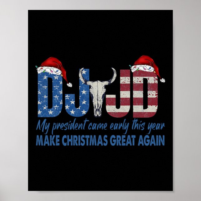 Poster Eu sou apenas uma Cara Engraçada Dança Trump 2024  (Frente)