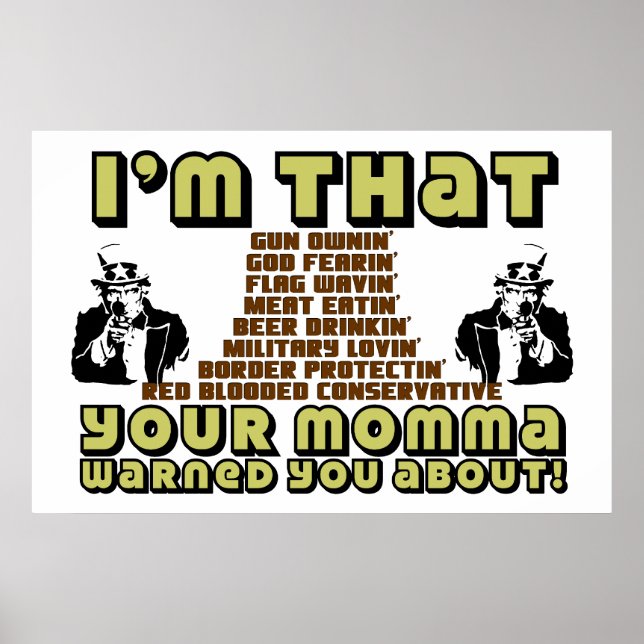 Pôster Eu sou aquele conservador (Frente)