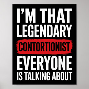 Poster Eu Sou Aquele Ioga Contorcionista Lendário