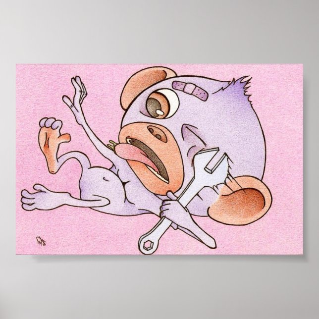 Pôster eu sou bom trabalhador (Frente)