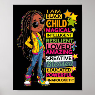 Poster Eu Sou Criança Negra Mês da História Afro-American