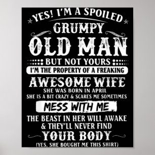 Poster Eu Sou Esposa Velha Mimada e Mal-Humorada por Nasc