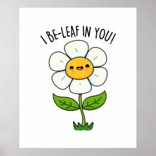 Poster Eu Sou Folha Em Seu Pó De Folha De Flor