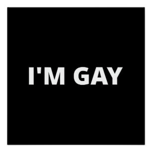 Pôster Eu sou gay