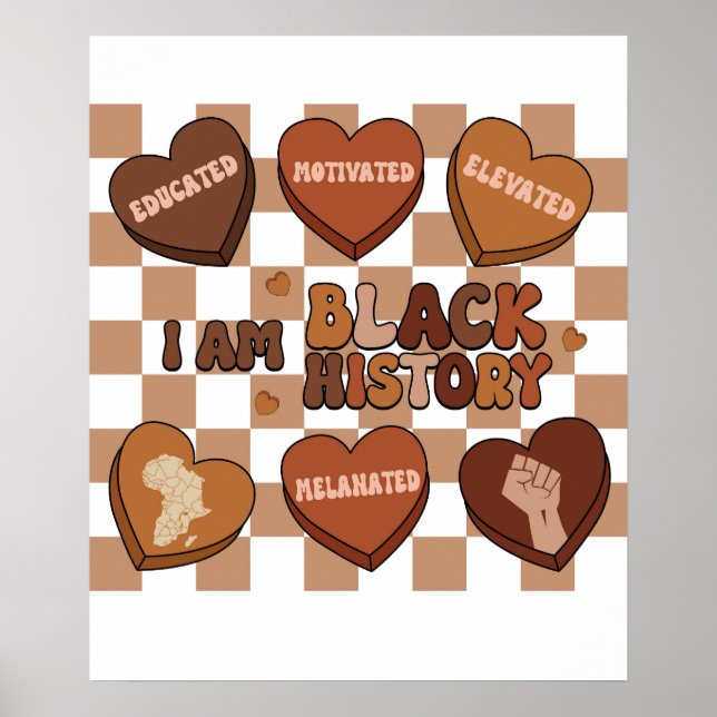 Poster Eu sou história negra (Frente)