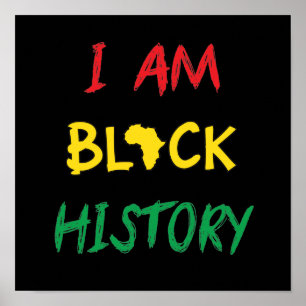 Poster Eu Sou História Negra