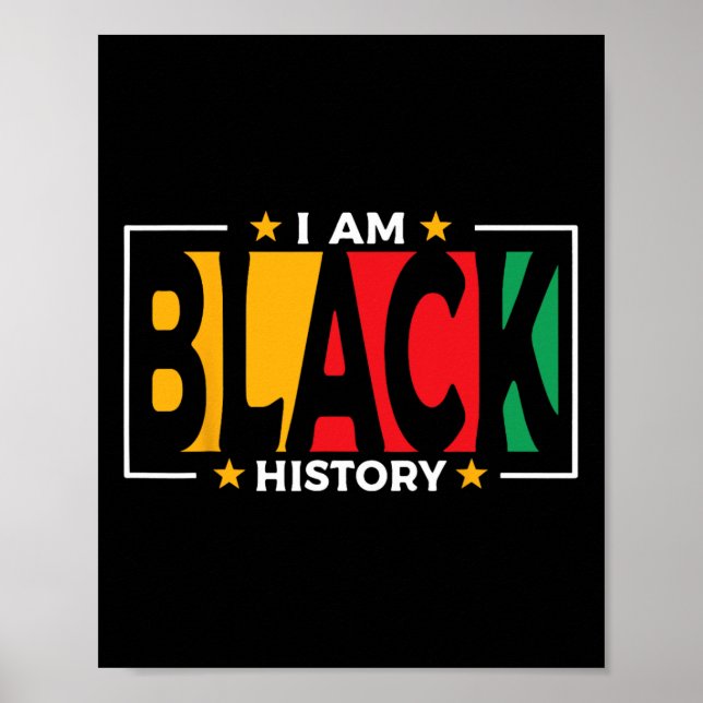 Poster Eu Sou História Negra - Crianças História Negra Mê (Frente)