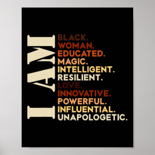 Poster Eu Sou História Negra História Negra Africana-Amer