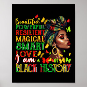 Poster Eu Sou História Negra - Mês da História Negra e Or