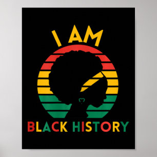 Poster Eu Sou História Negra - Roupas do Mês da História