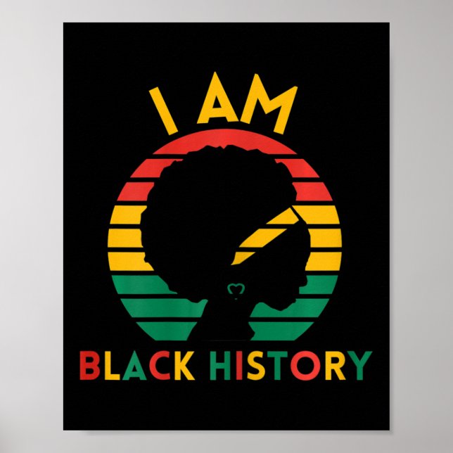 Poster Eu Sou História Negra - Roupas do Mês da História  (Frente)