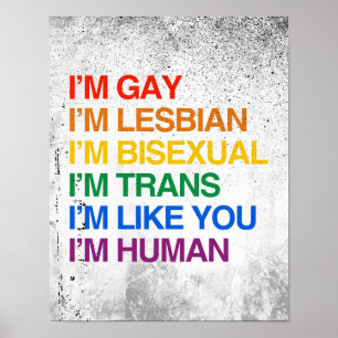 Pôster Eu sou humano como você